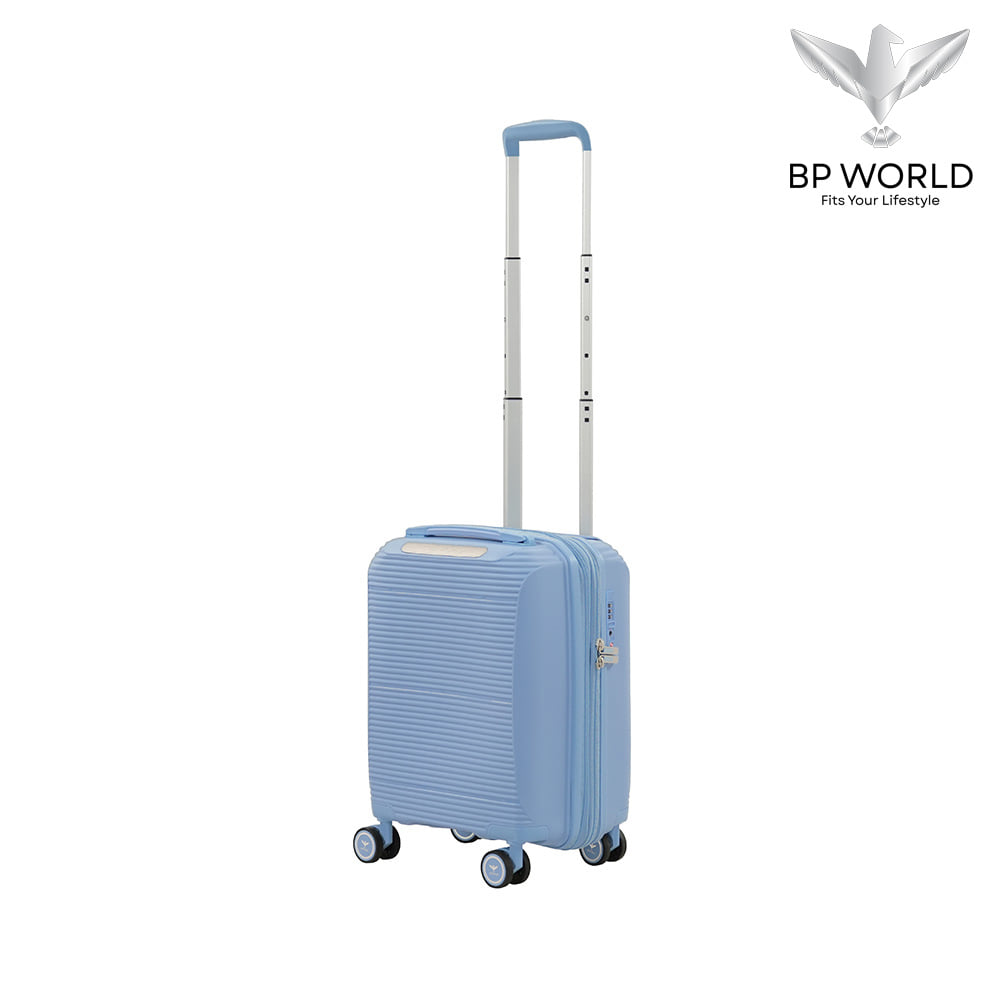 กระเป๋าเดินทาง 16 นิ้ว BP WORLD รุ่น GRACIOUS 8023 สีฟ้า